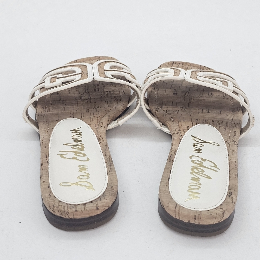 Sam Edelman Bay Cork Double E Logo Slide Sandals – Size 6.5 - Picture 6 of 9